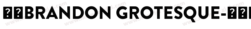 字体BRANDON GROTESQUE字体转换